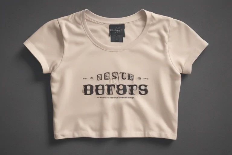 crop top shirt mockup