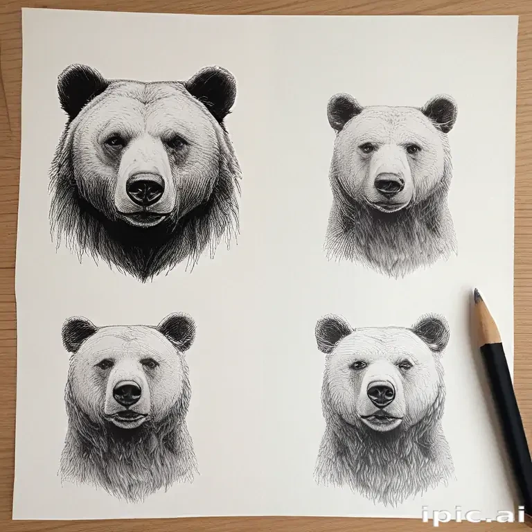bear drawlings