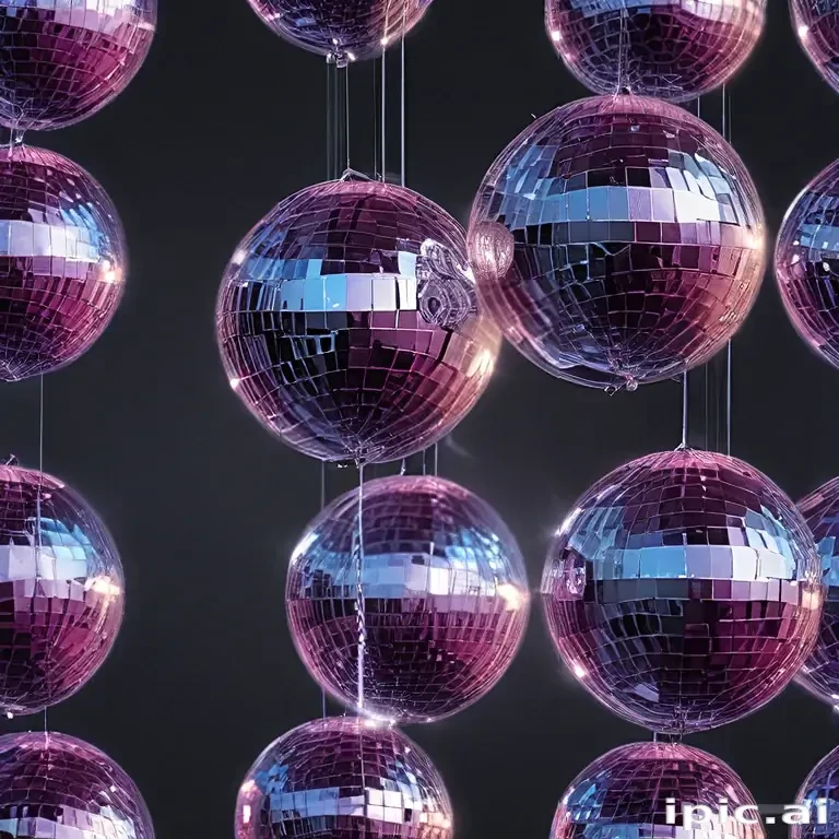 transparent disco balls