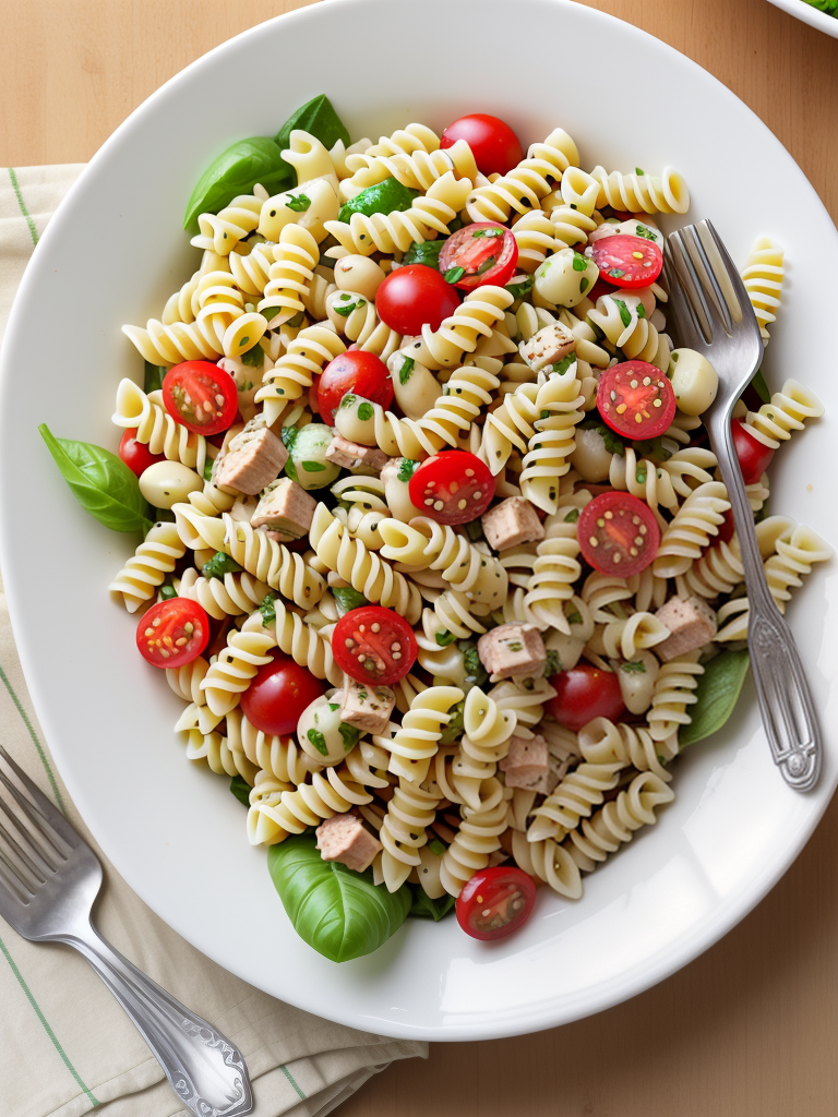what to eat with pasta salad