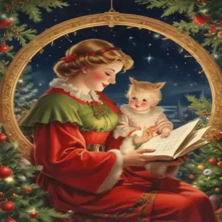 free printable vintage christmas pictures