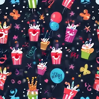 happy birthday transparent background