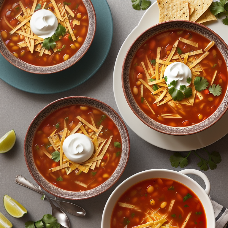 what to serve with chicken tortilla soup