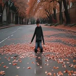 aesthetic falling