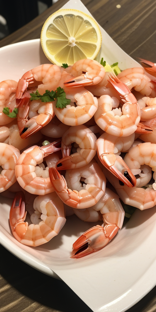 half a pound of shrimp