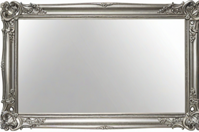 silver frame png