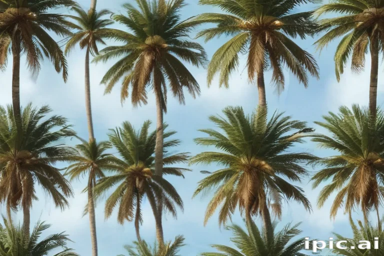 palm trees transparent