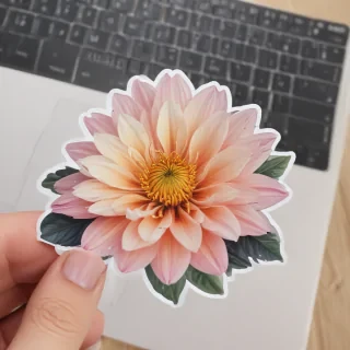 aesthetic flower stickers