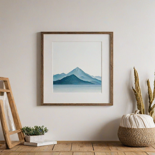 framed art mockup