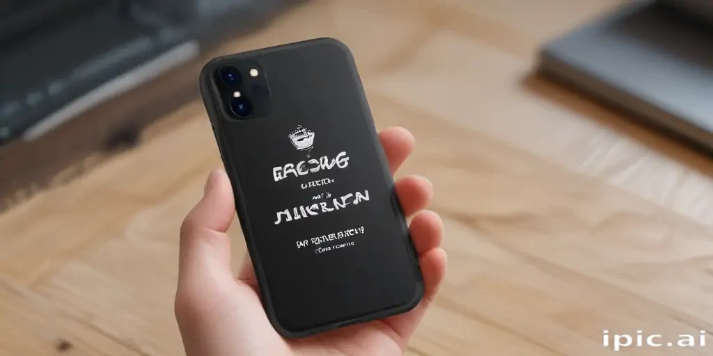 mockup case iphone