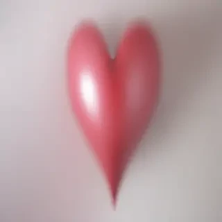 blurred heart