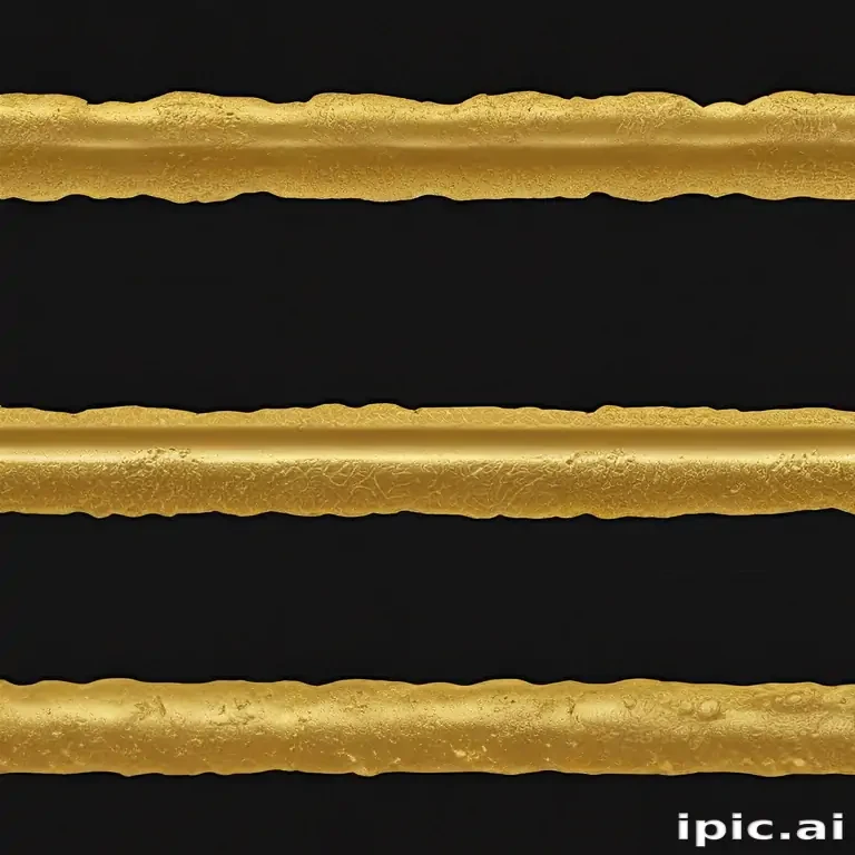 gold line png