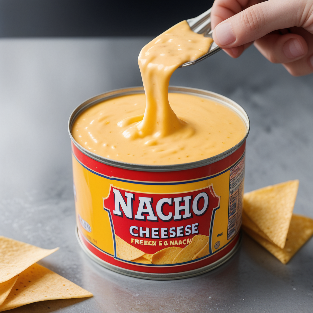 can you freeze nacho cheese from a can
