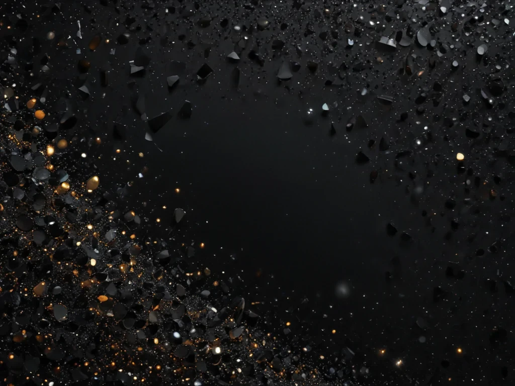 glitter black background