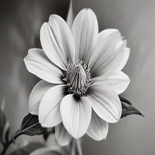 flower pencil drawing
