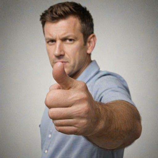 thumbs down