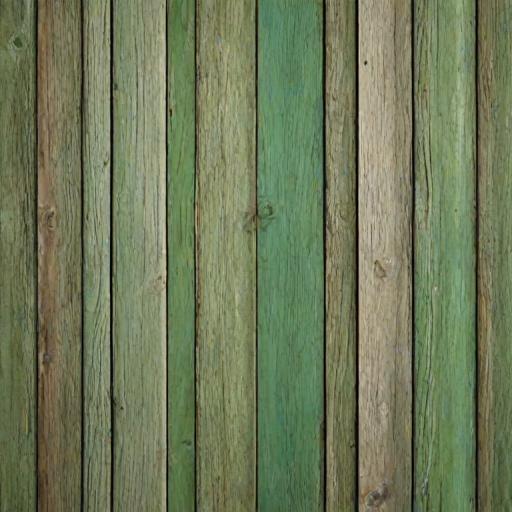 Create a textured background that resembles weathered wood planks in shades of green with a subtle vignette effect.