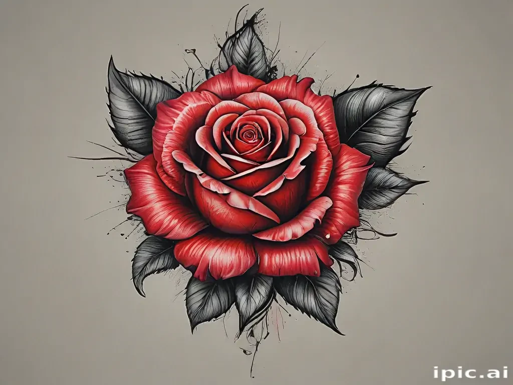 rose tattoo png