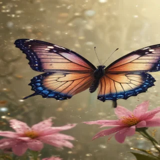 glitter butterfly wallpaper