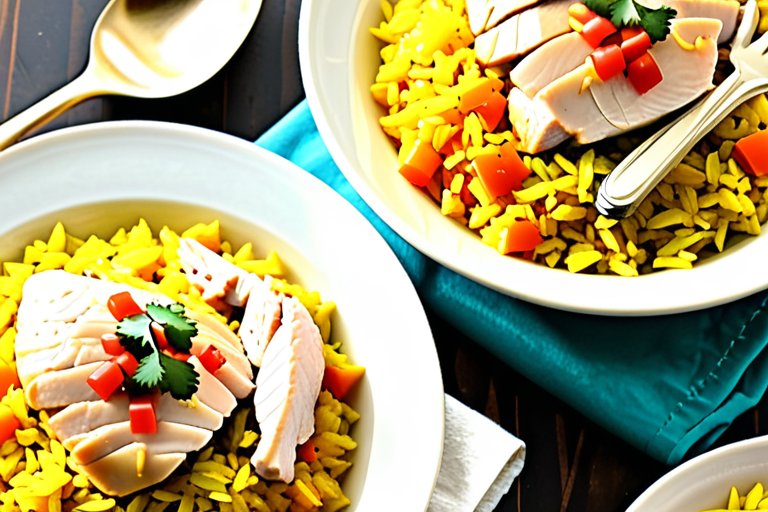 chicken and yellow rice crockpot