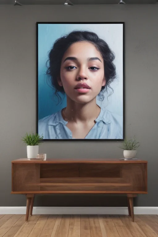 wall art mock up