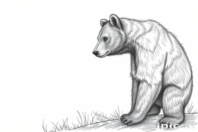 bear drawing