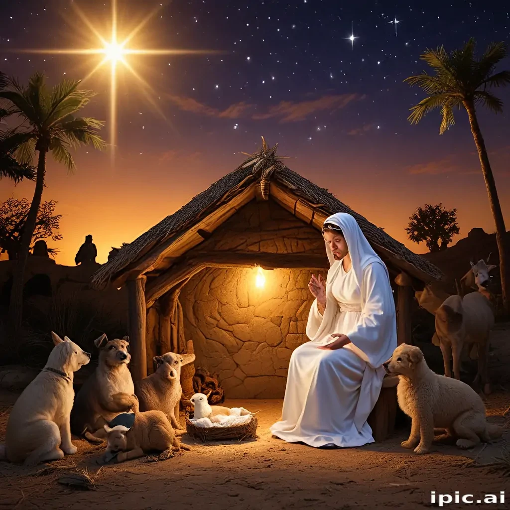 free nativity scene background images