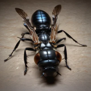black wasp