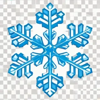 snowflake clipart transparent background