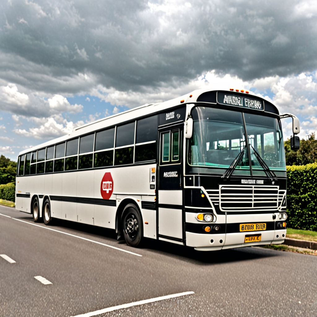 Massive Bus A huge bus