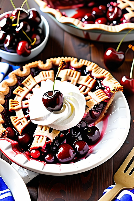 cherry pie with graham cracker crust