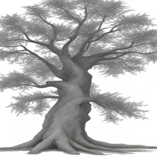 tree background drawing