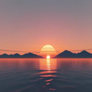 sunset aesthetic wallpaper