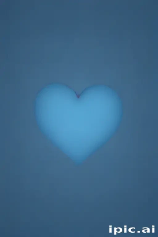 blue heart wallpaper