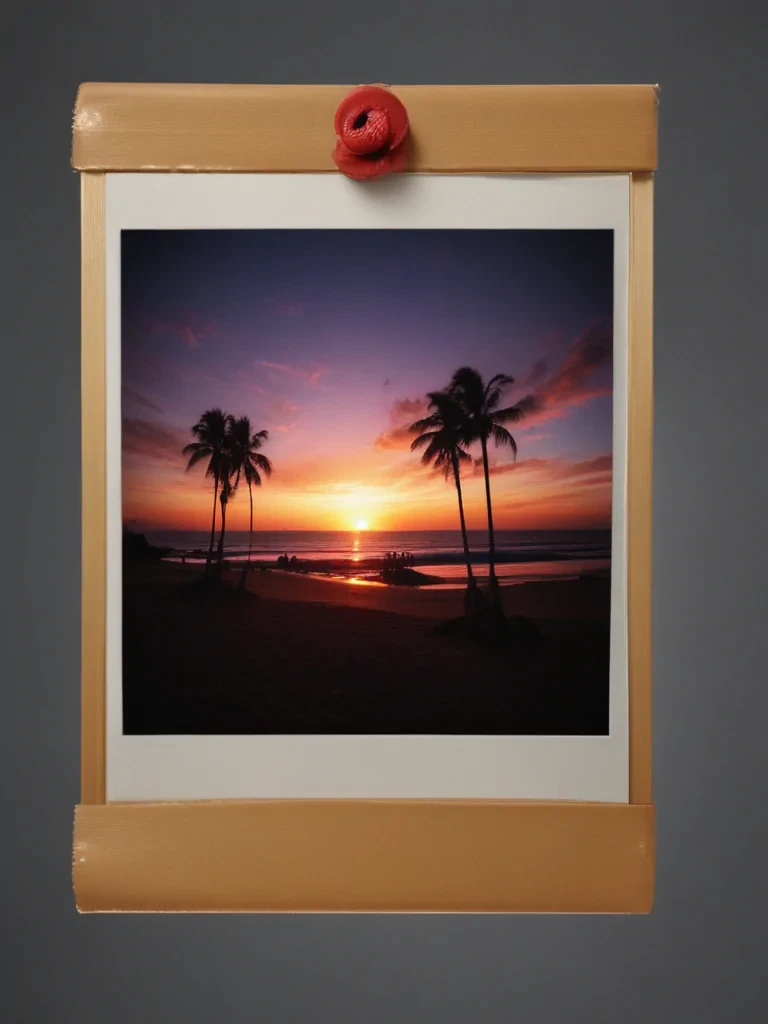 polaroid photo frame png