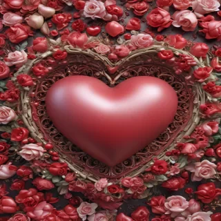 aesthetic heart background