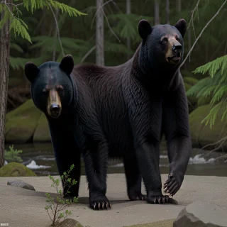 black bear png