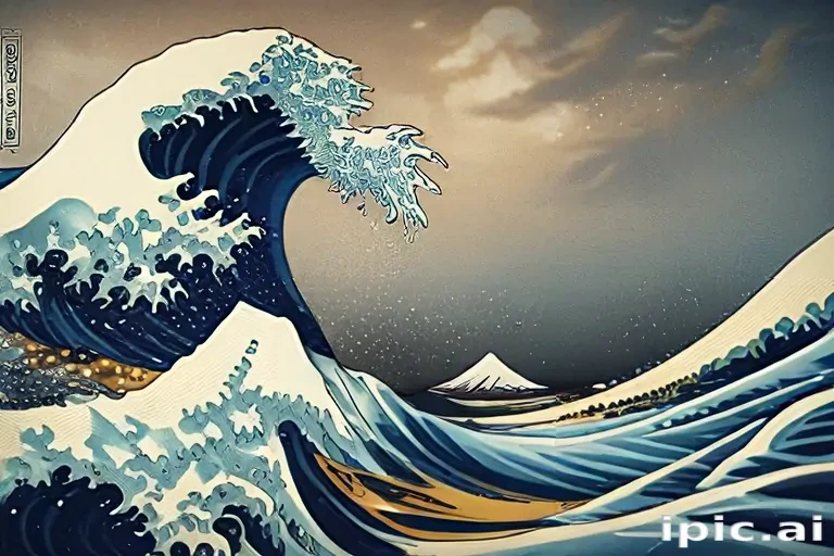 great wave wallpaper