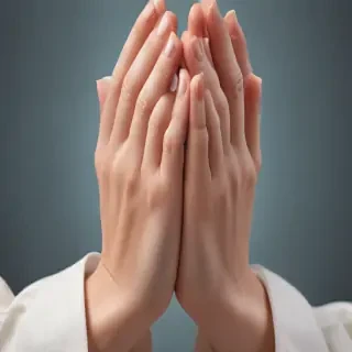 prayer hands transparent background