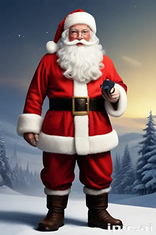 santa claus iphone wallpaper