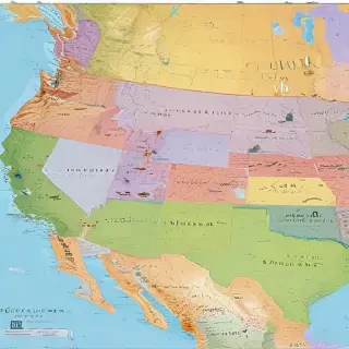 united states of america map