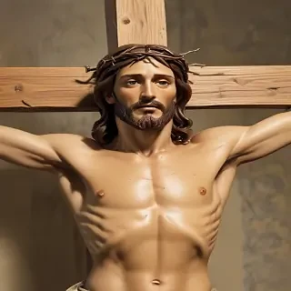 pictures of jesus on a cross