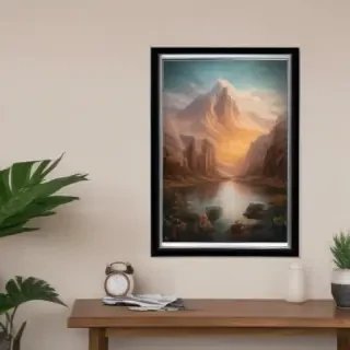 mockup wall art