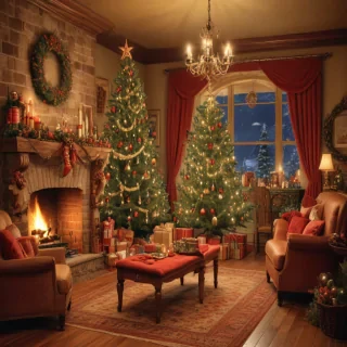vintage christmas images to print