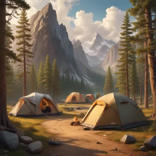 camping background