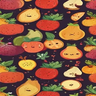 cute fruit backgrounds