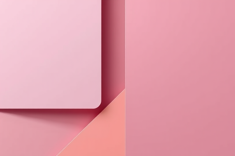 Create a modern abstract image with smooth gradients and geometric shapes, using a Canon EOS R5, aperture f/4, shutter speed 1/250s, ISO 100, top-down view, and a minimalist style.
