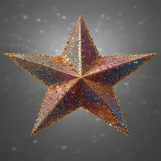 glitter star png