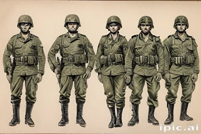 army drawings