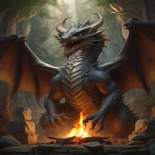 dragons background
